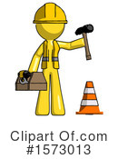 Yellow Design Mascot Clipart #1573013 by Leo Blanchette