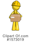 Yellow Design Mascot Clipart #1573019 by Leo Blanchette