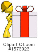 Yellow Design Mascot Clipart #1573023 by Leo Blanchette