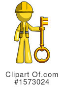Yellow Design Mascot Clipart #1573024 by Leo Blanchette