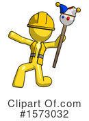 Yellow Design Mascot Clipart #1573032 by Leo Blanchette
