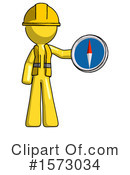 Yellow Design Mascot Clipart #1573034 by Leo Blanchette
