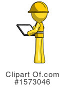 Yellow Design Mascot Clipart #1573046 by Leo Blanchette