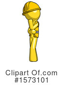 Yellow Design Mascot Clipart #1573101 by Leo Blanchette