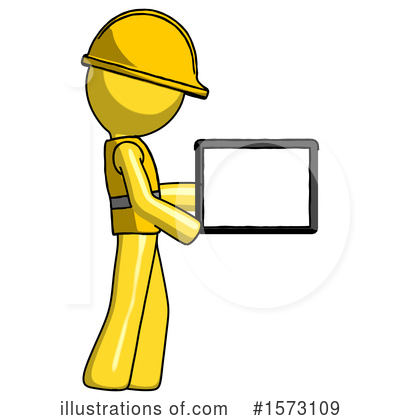 Royalty-Free (RF) Yellow Design Mascot Clipart Illustration by Leo Blanchette - Stock Sample #1573109