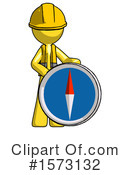 Yellow Design Mascot Clipart #1573132 by Leo Blanchette