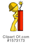 Yellow Design Mascot Clipart #1573173 by Leo Blanchette