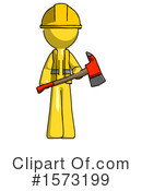 Yellow Design Mascot Clipart #1573199 by Leo Blanchette