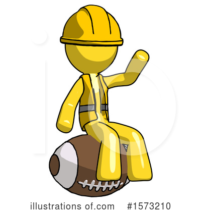 Royalty-Free (RF) Yellow Design Mascot Clipart Illustration by Leo Blanchette - Stock Sample #1573210