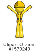 Yellow Design Mascot Clipart #1573249 by Leo Blanchette