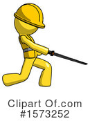 Yellow Design Mascot Clipart #1573252 by Leo Blanchette