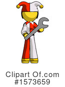 Yellow Design Mascot Clipart #1573659 by Leo Blanchette