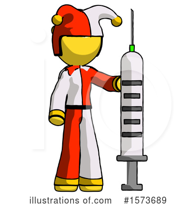 Royalty-Free (RF) Yellow Design Mascot Clipart Illustration by Leo Blanchette - Stock Sample #1573689
