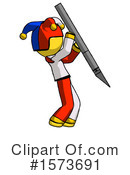 Yellow Design Mascot Clipart #1573691 by Leo Blanchette