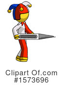 Yellow Design Mascot Clipart #1573696 by Leo Blanchette