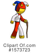 Yellow Design Mascot Clipart #1573723 by Leo Blanchette