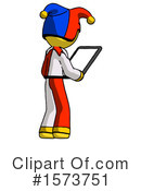 Yellow Design Mascot Clipart #1573751 by Leo Blanchette