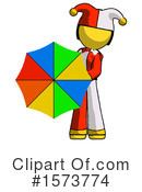 Yellow Design Mascot Clipart #1573774 by Leo Blanchette