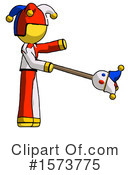 Yellow Design Mascot Clipart #1573775 by Leo Blanchette