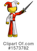 Yellow Design Mascot Clipart #1573782 by Leo Blanchette