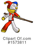 Yellow Design Mascot Clipart #1573811 by Leo Blanchette