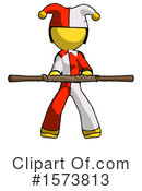 Yellow Design Mascot Clipart #1573813 by Leo Blanchette