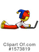 Yellow Design Mascot Clipart #1573819 by Leo Blanchette