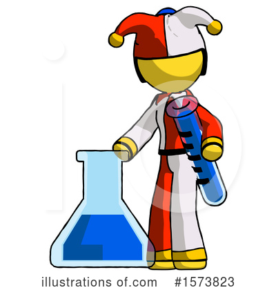 Royalty-Free (RF) Yellow Design Mascot Clipart Illustration by Leo Blanchette - Stock Sample #1573823