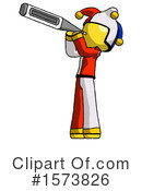 Yellow Design Mascot Clipart #1573826 by Leo Blanchette