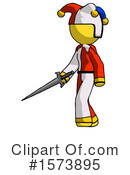 Yellow Design Mascot Clipart #1573895 by Leo Blanchette