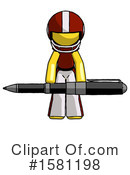 Yellow Design Mascot Clipart #1581198 by Leo Blanchette