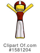 Yellow Design Mascot Clipart #1581204 by Leo Blanchette