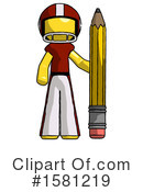 Yellow Design Mascot Clipart #1581219 by Leo Blanchette
