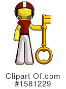 Yellow Design Mascot Clipart #1581229 by Leo Blanchette