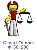 Yellow Design Mascot Clipart #1581280 by Leo Blanchette