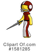 Yellow Design Mascot Clipart #1581285 by Leo Blanchette