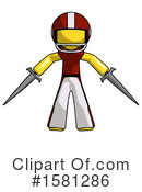 Yellow Design Mascot Clipart #1581286 by Leo Blanchette