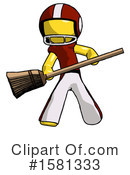 Yellow Design Mascot Clipart #1581333 by Leo Blanchette