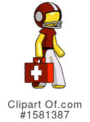 Yellow Design Mascot Clipart #1581387 by Leo Blanchette