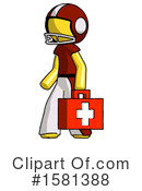 Yellow Design Mascot Clipart #1581388 by Leo Blanchette