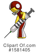Yellow Design Mascot Clipart #1581405 by Leo Blanchette