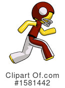 Yellow Design Mascot Clipart #1581442 by Leo Blanchette