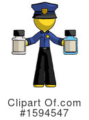 Yellow Design Mascot Clipart #1594547 by Leo Blanchette