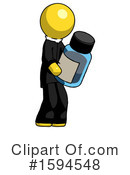 Yellow Design Mascot Clipart #1594548 by Leo Blanchette