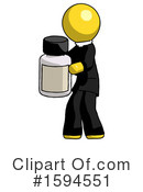Yellow Design Mascot Clipart #1594551 by Leo Blanchette