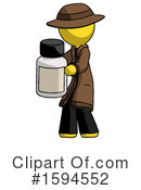 Yellow Design Mascot Clipart #1594552 by Leo Blanchette