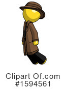 Yellow Design Mascot Clipart #1594561 by Leo Blanchette