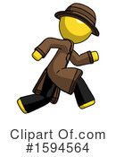 Yellow Design Mascot Clipart #1594564 by Leo Blanchette