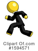 Yellow Design Mascot Clipart #1594571 by Leo Blanchette