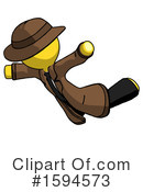 Yellow Design Mascot Clipart #1594573 by Leo Blanchette
